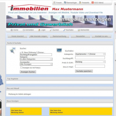 Immobilienmarkt I Onlinemarkt I